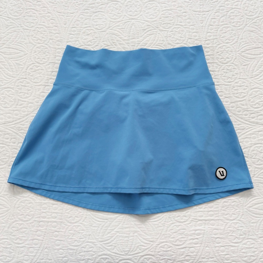 Vuori Women's Volley Tennis Skort, Sky Blue Sz S